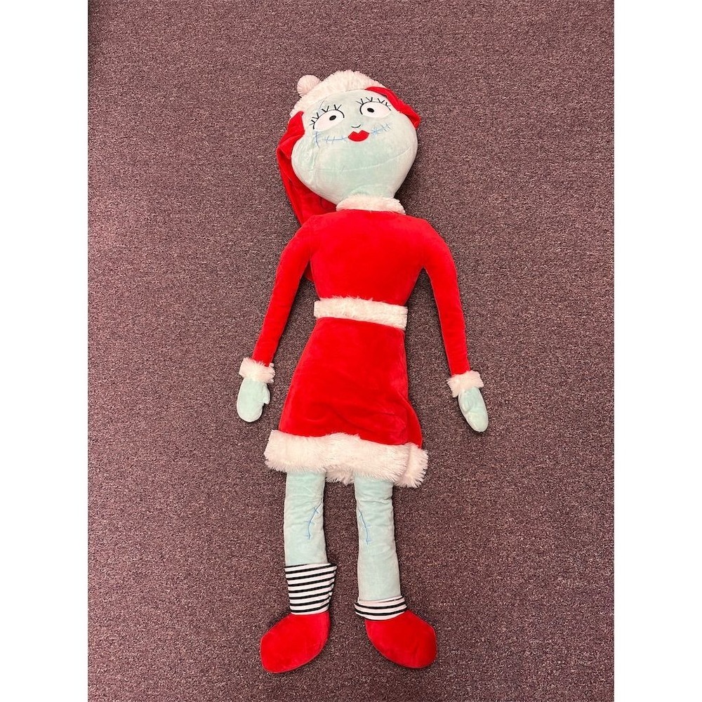 Disney Sally‎ Jumbo Plush Doll 48" Santa Outfit Nightmare Before Christmas